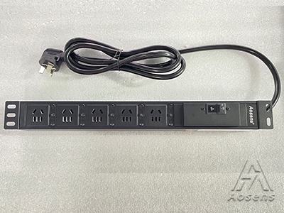 定制 奧盛基礎(chǔ)PDU 短路保護5位五孔 AS-1.2U-H5WR5G160-7896
