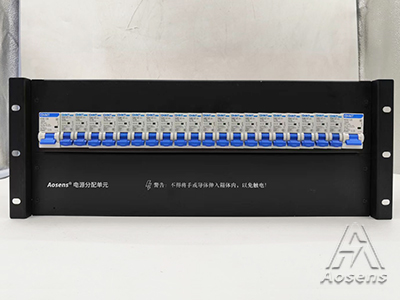 定制雙路4U機(jī)架式正泰交流電源分配單元 100A單相輸入 輸出20回路