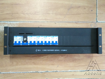 定制3U機(jī)架式UPS配電單元 正泰交流2P空開 UPS旁路自鎖